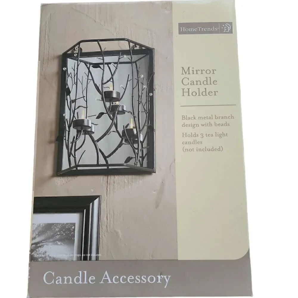 New in Box Candle Wall Decor